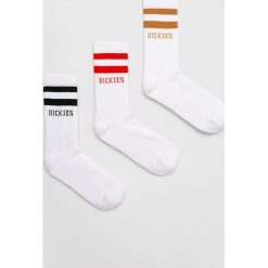 Dickies - Skarpety (3 pack). Białe skarpetki męskie Dickies, bez wzorów, z elastanu. W wyprzedaży za 59,90 zł.