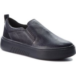 Tenisówki GEOX - D Nhenbus B D848DB 09D22 C4002 Navy. Niebieskie półbuty damskie Geox, bez wzorów, ze skóry, bez zapięcia. W wyprzedaży za 239,00 zł.