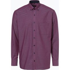 Eterna Modern Fit - Koszula męska – niewymagająca prasowania, czerwony. Czerwone koszule męskie Eterna Modern Fit, m, w kratkę, z bawełny, bez kołnierzyka, bez rękawów. Za 199,95 zł.
