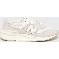 New Balance - Buty. Szare buty sportowe męskie marki New Balance, ze skóry, na sznurówki. Za 369,90 zł.