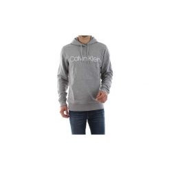 Bluzy Calvin Klein Jeans K10K104060 LOGO HOODIE. Szare bluzy męskie Calvin Klein Jeans, s, bez wzorów, z jeansu, bez kołnierzyka, bez rękawów, bez kaptura. Za 352,66 zł.