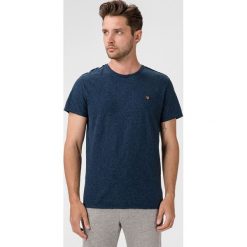 Jack & Jones Frank Koszulka Niebieski. Niebieskie podkoszulki męskie Jack & Jones, xl, bez wzorów, z bawełny, z krótkim rękawem. Za 78,95 zł.