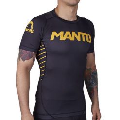 Koszulki sportowe męskie: Manto Koszulka męska Short Sleeve Rashguard Champ r. XL (MNR430)