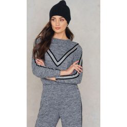 Bluzy rozpinane damskie: Sisters Point Bluza z paskami Veva - Grey