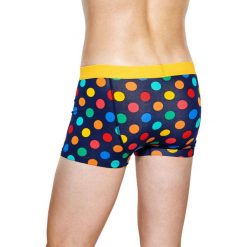 Happy Socks - Bokserki Big Dot. Niebieskie bokserki męskie marki Happy Socks, z elastanu. Za 79,90 zł.