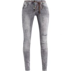 Rurki damskie: Isla Ibiza Bonita Jeansy Slim Fit grey