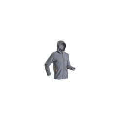 Kurtka polarowa turystyczna SH100 ultra-warm męska. Niebieskie kurtki męskie QUECHUA, na zimę, xl, bez wzorów, z elastanu, bez kaptura. Za 129,99 zł.
