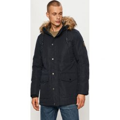 Jack & Jones - Parka. Zielone płaszcze męskie Jack & Jones, s, bez wzorów, z poliesteru, długie, z kapturem. Za 339,90 zł.