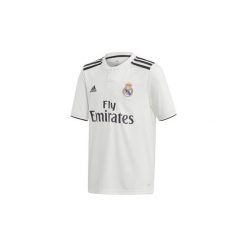 T-shirty z krótkim rękawem Dziecko adidas Koszulka podstawowa Real Madryt. Białe t-shirty chłopięce Adidas, bez wzorów, z krótkim rękawem. Za 279,00 zł.