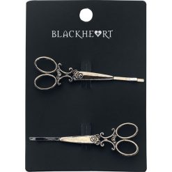 Blackheart Bronze Scissor Barrettes Set Szpilka do włosów brąz. Brązowe szpilki do włosów damskie marki Blackheart. Za 32,90 zł.