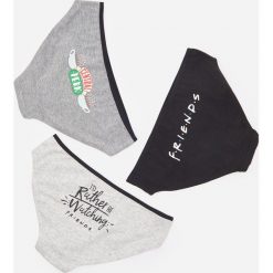 Bawełniane majtki Friends 3 pack - Wielobarwny. Majtki damskie House, s, z bawełny. Za 49,99 zł.