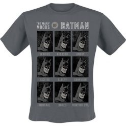 Batman Moods Of Batman T-Shirt szary. Szare t-shirty męskie marki Batman, s, z nadrukiem, z okrągłym kołnierzem. Za 49,90 zł.