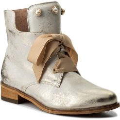 Botki damskie lity: Botki EKSBUT - 4952-672-1G Złoto