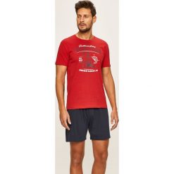 Henderson - Piżama. Czerwone piżamy męskie Henderson, xl, z nadrukiem, z bawełny, bez rękawów. Za 89,90 zł.