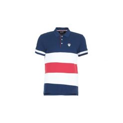 Koszulki polo z krótkim rękawem Emporio Armani EA7 SEA WORLD ST TROPEZ 3ZPF57. Niebieskie koszulki męskie marki Emporio Armani EA7, xs, bez wzorów, z krótkim rękawem. Za 351,20 zł.