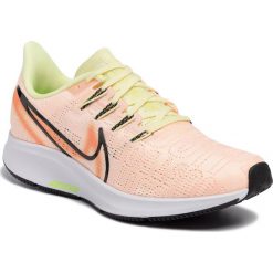 Buty NIKE - Air Zoom Pegasus 36Prm Rise AV6259 800 Crimson Tint/Black. Pomarańczowe buty sportowe damskie Nike, z materiału, sportowe, do biegania. W wyprzedaży za 369,00 zł.