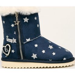 Pepe Jeans - Śniegowce Angel Print. Niebieskie botki dziewczęce . W wyprzedaży za 199,90 zł.