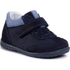 Sneakersy RENBUT - 13-1547 Granat. Niebieskie trampki chłopięce RenBut, bez wzorów, ze skóry, na rzepy. Za 189,00 zł.