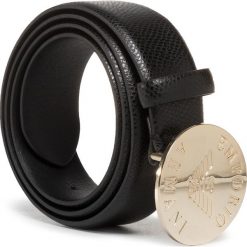 Pasek Damski EMPORIO ARMANI - Y3I153 YH31A 80001 Black. Czarne paski damskie Emporio Armani, w paski, ze skóry. Za 389,00 zł.