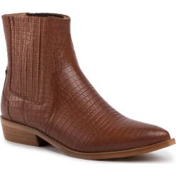 Sztyblety L37 - Take It Easy AN29 Brown. Pomarańczowe kozaki damskie L37, ze skóry, bez obcasa, bez zapięcia. Za 719,00 zł.
