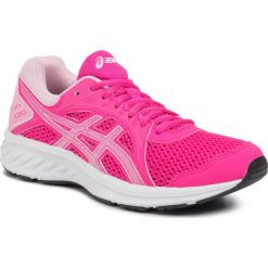 Buty ASICS - Jolt 2 1012A151 Pink Glo/White 703. Różowe buty sportowe damskie Asics, bez wzorów, z tworzywa sztucznego, sportowe, do biegania. Za 209,00 zł.