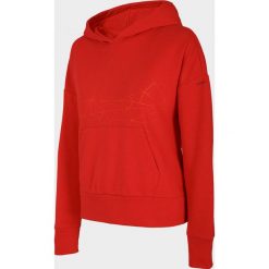 Bluza damska BLD614 - ciemna czerwień - Outhorn. Czerwone bluzy damskie Outhorn, bez wzorów, z bawełny, bez rękawów, bez kaptura. Za 99,99 zł.