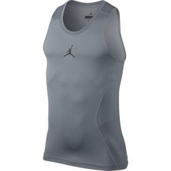 Nike Koszulka męska Jordan 23 Alpha Dry Compression Tank szara r. L (642349-091). Białe koszulki sportowe męskie marki Adidas, l, z jersey, do piłki nożnej. Za 179,90 zł.