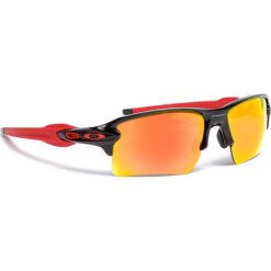 Okulary przeciwsłoneczne OAKLEY - Flak 2.0 Xl OO9188-8059 Polished Black/Prizm Ruby. Czerwone okulary przeciwsłoneczne męskie marki Oakley, z tworzywa sztucznego. W wyprzedaży za 549,00 zł.