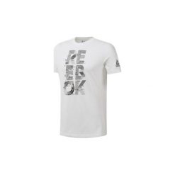 T-shirty z krótkim rękawem Reebok Sport Koszulka Futurism Crew. Białe koszulki męskie marki Reebok Sport, s, bez wzorów, sportowe, bez kołnierzyka, krótkie. Za 79,95 zł.