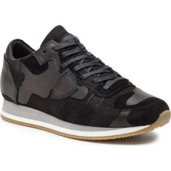 Sneakersy PHILIPPE MODEL - Tropez TRLU CR12 Camouflage 3D Noir. Czarne sneakersy męskie marki Philippe Model, na co dzień, bez wzorów, ze skóry, klasyczne, bez zapięcia. Za 1589,00 zł.