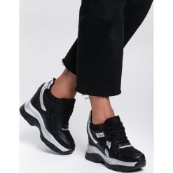 Czarne Sneakersy Columbine. Czarne sneakersy damskie Inny. Za 139,99 zł.