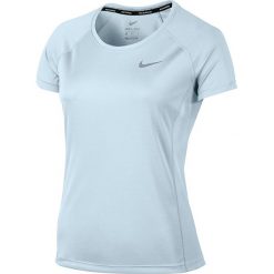 Topy sportowe damskie: koszulka do biegania damska NIKE DRY MILER TOP CREW / 831530-411 – NIKE DRY MILER TOP CREW