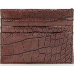 Etui na karty - Brązowy. Pomarańczowe etui męskie Reserved. W wyprzedaży za 19,99 zł.