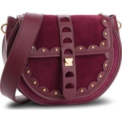Torebka COCCINELLE - C02 Carousel Suede E1 C02 12 01 01 Grape/Grape R04. Czerwone listonoszki damskie Coccinelle, ze skóry. Za 1999,90 zł.