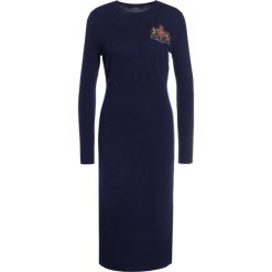 Polo Ralph Lauren Sukienka dzianinowa hunter navy. Niebieskie sukienki dzianinowe Polo Ralph Lauren, l, polo. W wyprzedaży za 902,85 zł.