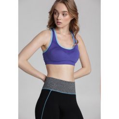 Granatowy Biustonosz Sportowy We Know. Niebieskie biustonosze sportowe damskie Renee, xl, bez wzorów, z materiału. Za 39,99 zł.