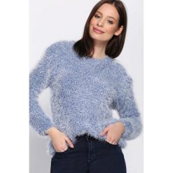 Ciemnoniebieski Sweter Subsistence. Niebieskie swetry klasyczne damskie Born2be, na jesień, xl. Za 49,99 zł.