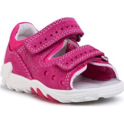 Sandały SUPERFIT - 6-00030-55 M Rosa/Rosa. Różowe sandały dziewczęce Superfit, ze skóry, bez zapięcia. W wyprzedaży za 179,00 zł.