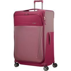 Walizka "Spinner" w kolorze czerwonym - 53x 83 x 34 cm. Czerwone walizki Samsonite, bez wzorów, z poliesteru. W wyprzedaży za 472,95 zł.