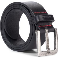 Pasek Męski STRELLSON - 3889 10 Black 001. Czarne paski męskie Strellson, w paski, ze skóry. W wyprzedaży za 209,00 zł.