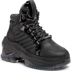 Sneakersy BRONX - 47224-AH Black. Czarne półbuty damskie Bronx, ze skóry. W wyprzedaży za 459,00 zł.