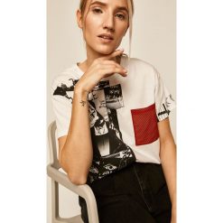Medicine - T-shirt Valentines. Białe bluzki damskie MEDICINE, s, z nadrukiem, z bawełny, z okrągłym kołnierzem. Za 49,90 zł.