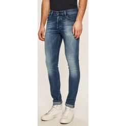 Diesel - Jeansy Tepphar-X. Niebieskie jeansy męskie Diesel, bez wzorów. W wyprzedaży za 389,90 zł.
