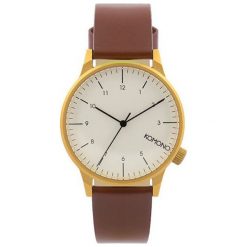 Komono Winston Regal Chestnut KOM-W2263. Brązowe zegarki męskie Komono. W wyprzedaży za 201,00 zł.