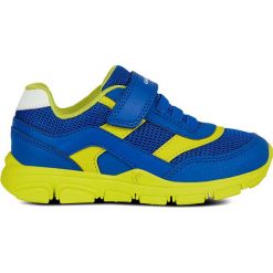 Sneakersy "Torque" w kolorze niebieskim. Niebieskie trampki chłopięce geox kids, bez wzorów, bez zapięcia. W wyprzedaży za 114,95 zł.