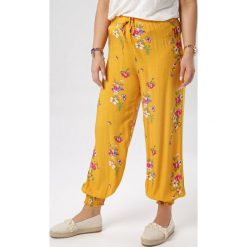 Żółte Spodnie Nerilaira. Żółte jeansy damskie Born2be, xl. W wyprzedaży za 34,99 zł.