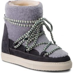 Buty INUIKII - Sneaker 70203-16 Curly Grey. Szare kozaki damskie marki Inuikii, na zimę, ze skóry, bez zapięcia. W wyprzedaży za 879,00 zł.