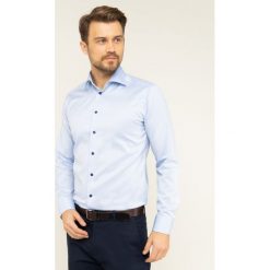Koszula Eton 100000474. Niebieskie koszule męskie Eton, m, bez wzorów, z bawełny, biznesowe, bez kołnierzyka, bez rękawów. W wyprzedaży za 479,00 zł.