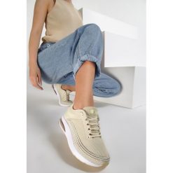 Złote Sneakersy Seasons. Żółte sneakersy damskie Renee. W wyprzedaży za 79,99 zł.