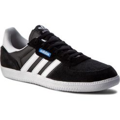 Buty adidas - Leonero BB8530 Cblack/Ftwwht/Blubir. Czarne półbuty damskie skórzane Adidas, bez wzorów, eleganckie, bez zapięcia. W wyprzedaży za 199,00 zł.
